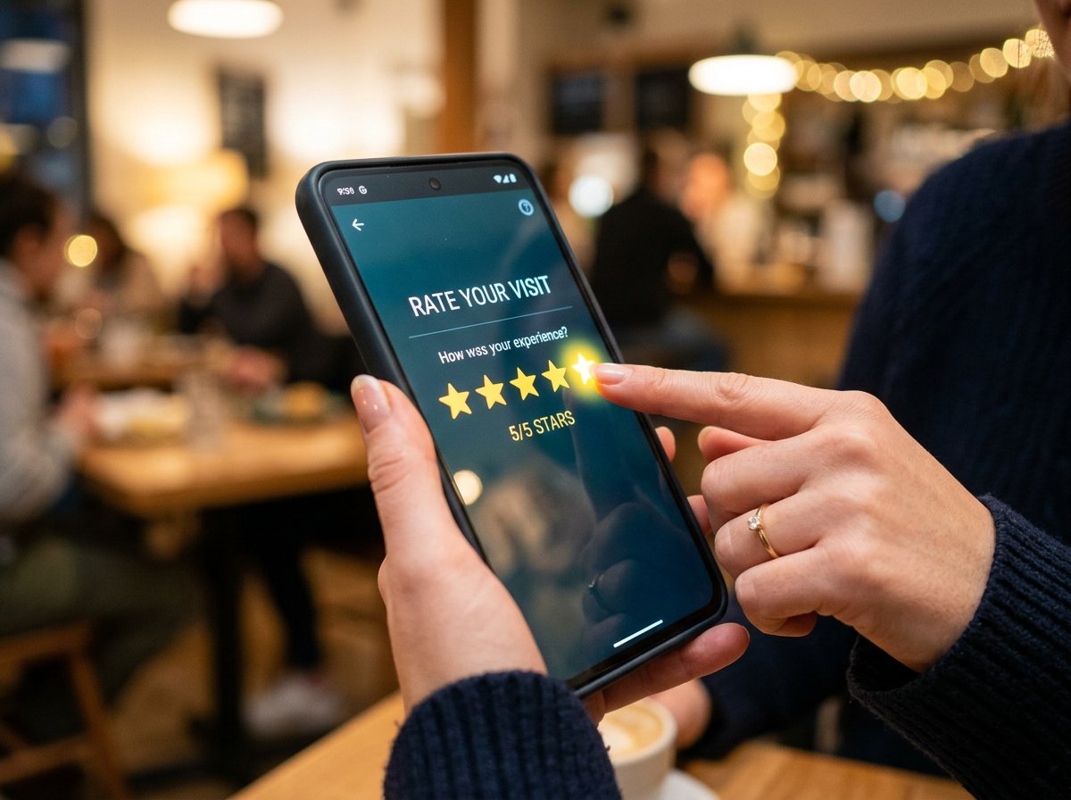 Step 2: Customer Rating Experience 5 Stars